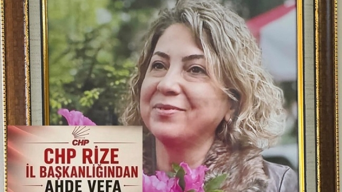 CHP Rize İl Başkanlığından Ahde Vefa: Nurdan Tavukçuoğlu Ardal’ın Hatırası Yaşatılıyor
